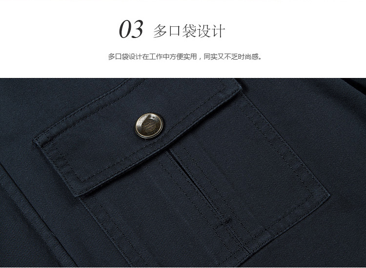 可脱里纯棉深蓝棉衣