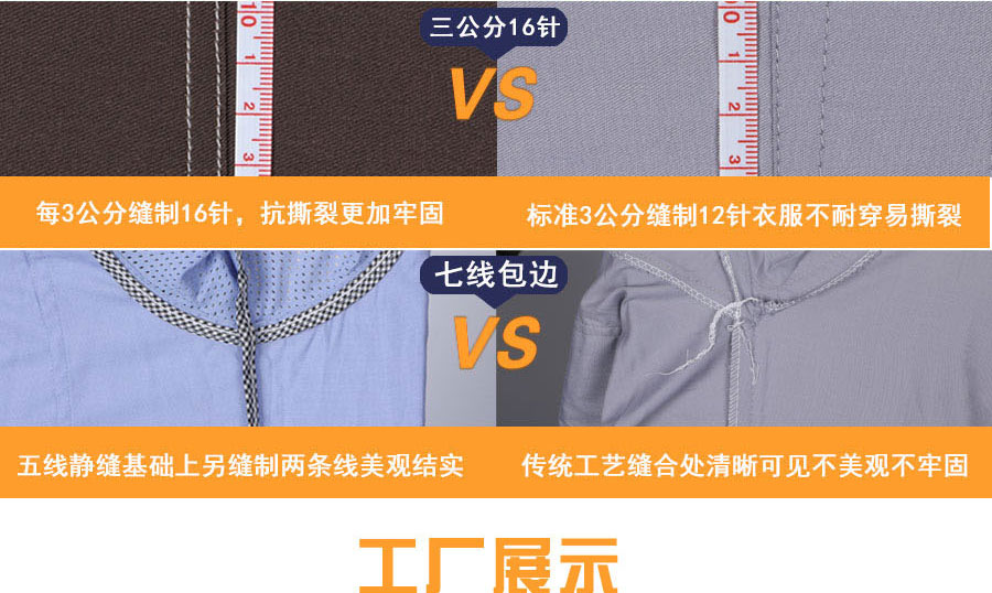 工服美工艺对比2
