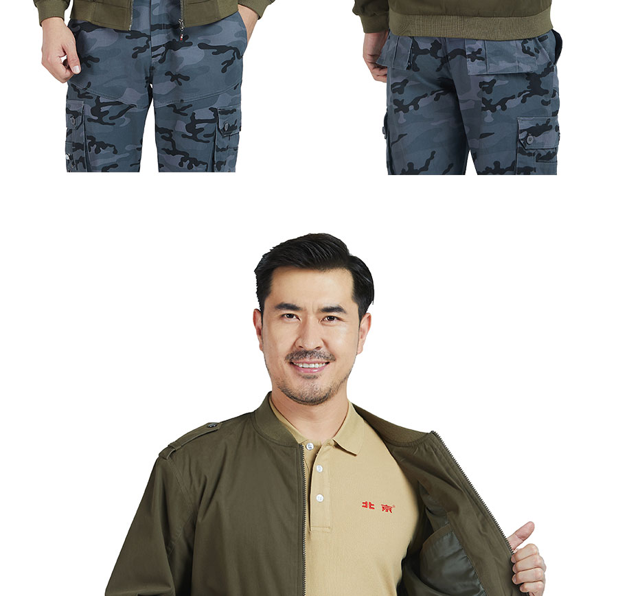 北汽越野秋季休闲工作服模特炸展示图