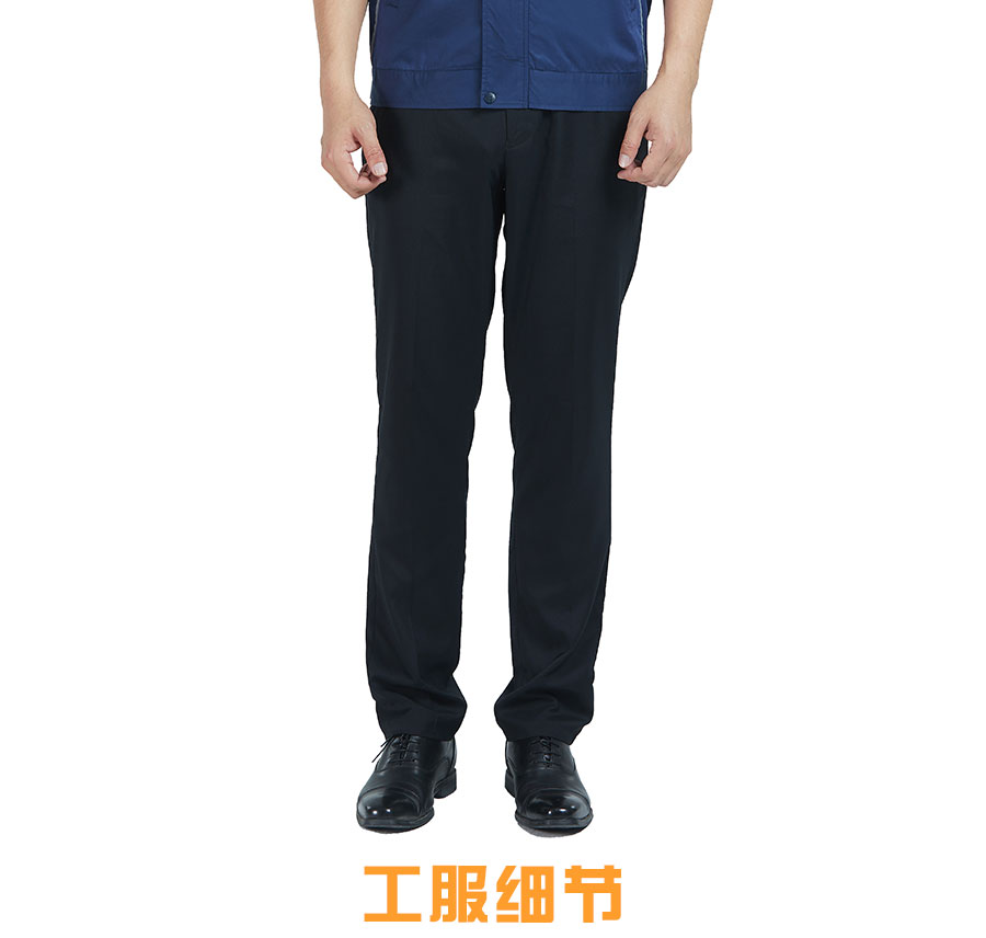 新款夏季立领工作服模特展示5